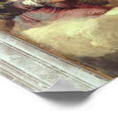 Jungfrau und Kind mit Engelmusikern Poster (Ecke)