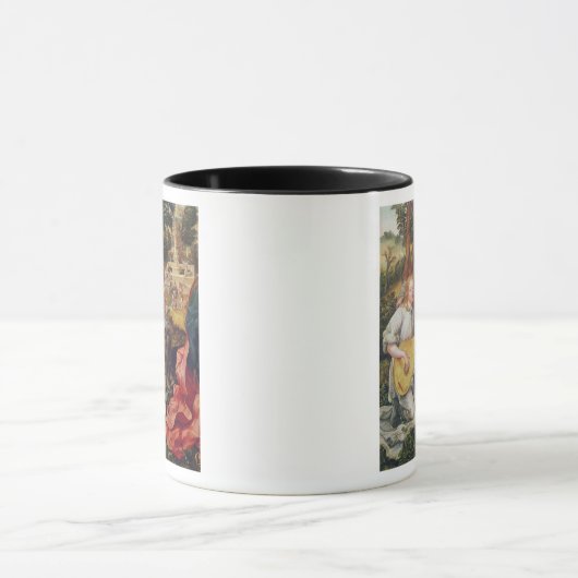 Jungfrau und Kind mit Engeln Tasse (Zentrum)