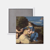 Jungfrau und Kind mit Heiligen, 1532 Magnet (Vorderseite/Rückseite)
