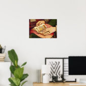 Jungfrau und Kind mit Heiligen Poster (Heimbüro)