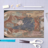 Jungfrau und Kind mit Saint John, Rosello Franchi Seidenpapier (Handwerk)