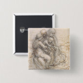 Jungfrau und Kind mit St Anne, c.1501-10 (Stift Button (Vorne & Hinten)