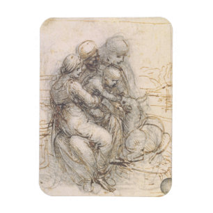 Jungfrau und Kind mit St Anne, c.1501-10 (Stift Magnet