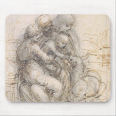 Jungfrau und Kind mit St Anne, c.1501-10 (Stift Mousepad (Vorne)