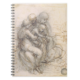 Jungfrau und Kind mit St Anne, c.1501-10 (Stift Notizblock