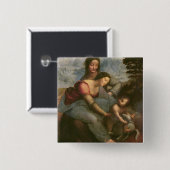 Jungfrau und Kind mit St Anne, c.1510 Button (Vorne & Hinten)