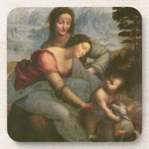 Jungfrau und Kind mit St Anne, c.1510 Getränkeuntersetzer