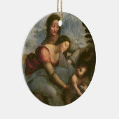 Jungfrau und Kind mit St Anne, c.1510 Keramik Ornament (Rechts)