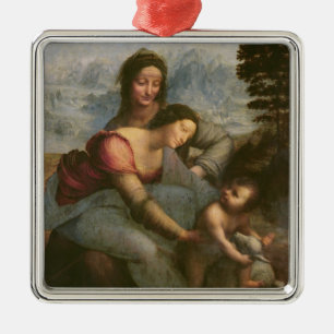 Jungfrau und Kind mit St Anne, c.1510 Ornament Aus Metall