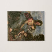 Jungfrau und Kind mit St Anne, c.1510 Puzzle (Horizontal)