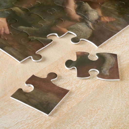 Jungfrau und Kind mit St Anne, c.1510 Puzzle (Seite)