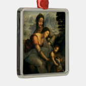 Jungfrau und Kind mit St Anne, c.1510 Silbernes Ornament (Rechts)