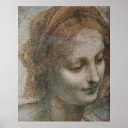 Jungfrau und Kind mit St. Anne und St. John Poster (Vorne)