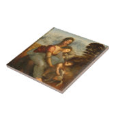 Jungfrau und Kind mit St. Anne von Da Vinci Fliese (Seite)