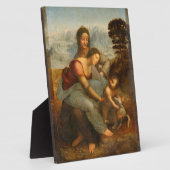 Jungfrau und Kind mit St. Anne von Da Vinci Fotoplatte (Seite)