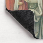 Jungfrau und Kind mit St. Benedict Mousepad (Ecke)