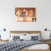 Jungfrau und Kind mit St. Francis und St. John Leinwanddruck (Insitu (Schlafzimmer))