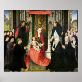 Jungfrau und Kind mit St. James & St. Dominic Poster (Vorne)