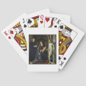 Jungfrau und Kind (Öl) Spielkarten (Rückseite)