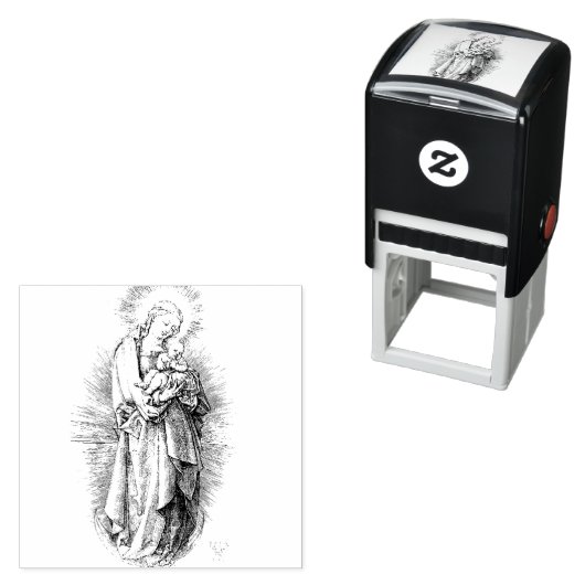 Jungfrau und Kind Permastempel (Beispiel)