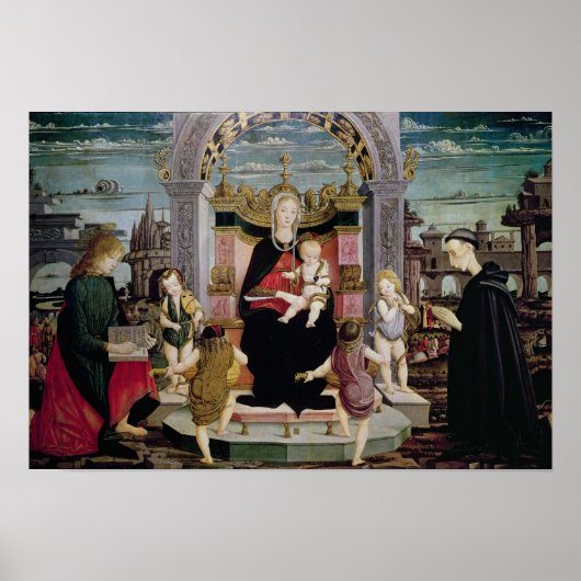 Jungfrau und Kind Poster (Vorne)