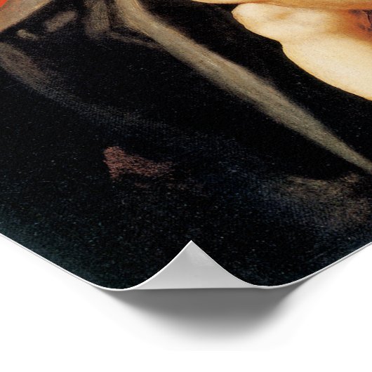 Jungfrau und Kind Poster (Ecke)