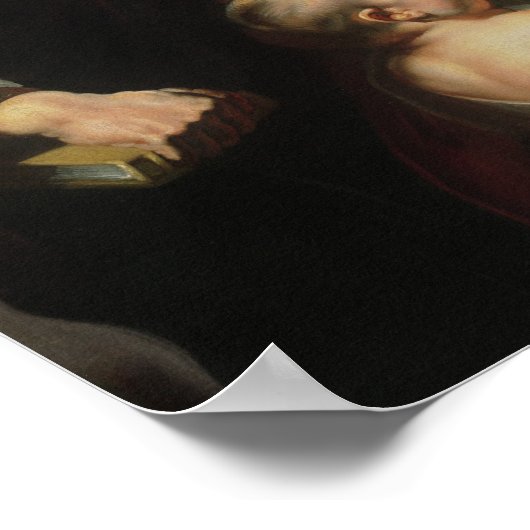 Jungfrau und Kind Poster (Ecke)