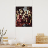 Jungfrau und Kind Poster (Küche)