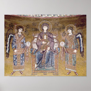 Jungfrau und Kind Poster