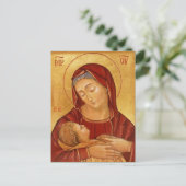 Jungfrau und Kind Postkarte (Stehend Vorderseite)