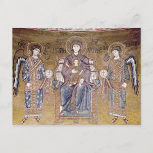 Jungfrau und Kind Postkarte