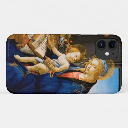 Jungfrau und Kind, Sandro Botticelli Case-Mate iPhone Hülle (Rückseite (Horizontal))