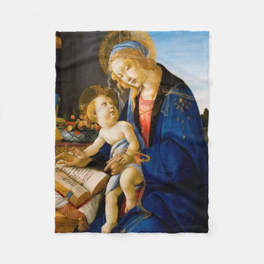 Jungfrau und Kind, Sandro Botticelli Fleecedecke (Vorderseite)