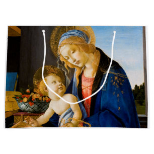 Jungfrau und Kind, Sandro Botticelli Große Geschenktüte