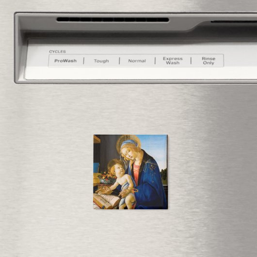 Jungfrau und Kind, Sandro Botticelli Magnet (In Situ (Geschirrspüler))