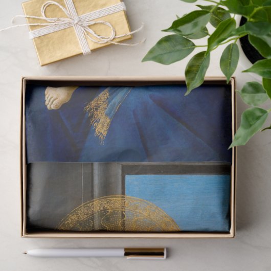Jungfrau und Kind, Sandro Botticelli Seidenpapier (Geschenk)
