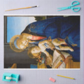 Jungfrau und Kind, Sandro Botticelli Seidenpapier (Basteln)
