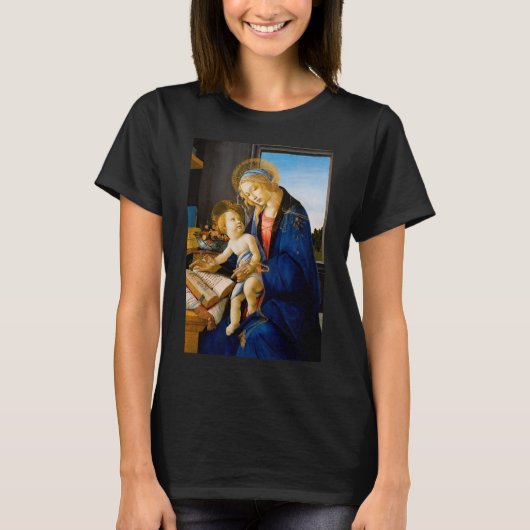 Jungfrau und Kind, Sandro Botticelli T-Shirt (Vorderseite)