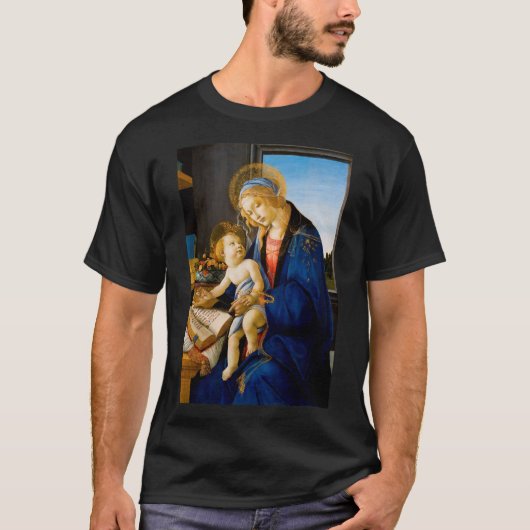 Jungfrau und Kind, Sandro Botticelli T-Shirt (Vorderseite)