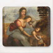 Jungfrau und Kind St. Anne Leonardo da Vinci Mousepad (Vorne)