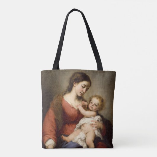 Jungfrau und Kind Tasche (Rückseite)