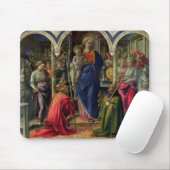 Jungfrau und Kind umgeben durch Engel Mousepad (Mit Mouse)
