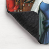 Jungfrau und Kind umgeben von Engeln - Fouquet Mousepad (Ecke)