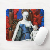 Jungfrau und Kind umgeben von Engeln - Fouquet Mousepad (Mit Mouse)