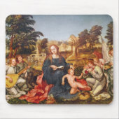 Jungfrau und Kind und Engel, 1536-38 Mousepad (Vorne)