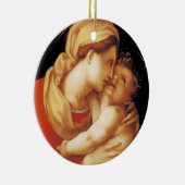 Jungfrau und Kind von Jacopo Da Pontormo Keramik Ornament (Rechts)