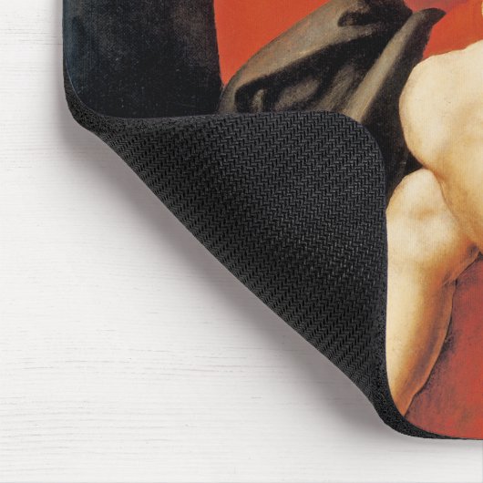 Jungfrau und Kind von Jacopo Da Pontormo Mousepad (Ecke)