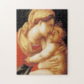 Jungfrau und Kind von Jacopo Da Pontormo Puzzle (Vertikal)