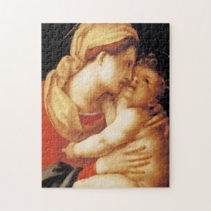 Jungfrau und Kind von Jacopo Da Pontormo Puzzle