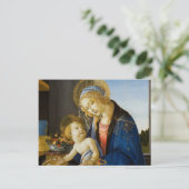 Jungfrau und Kind von Sandro Botticelli Postkarte (Stehend Vorderseite)